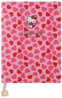 Victoria Journals 525-1930 Hello Kitty Smyth Flexy Esnek Vegan Deri Kapaklı Defter 13X18 Cm 80 Gr 80 - 1