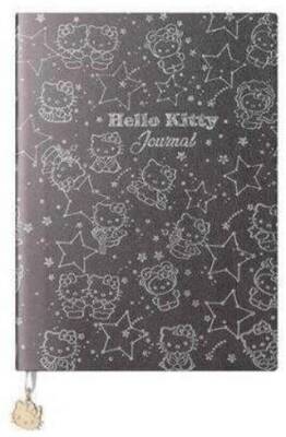 Victoria Journals 525-1933 Hello Kitty Smyth Flexy Esnek Vegan Deri Kapaklı Defter 13X18 Cm 80 Gr 80 - 1