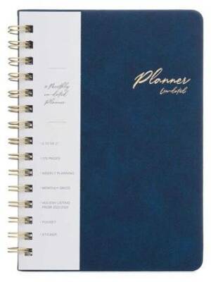 Victorias Journals 125-2067 Spiralli Vegan Deri Sert Kapak Planlayıcı A5 100 Gr 176 Sayfa 4 Yaprak - 1