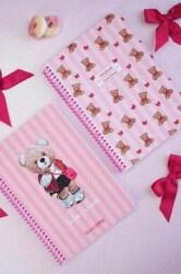 Victorias Journals A5 Spiralli Okul Defteri 2’li Set – Çizgili Soft Touch Kapak 125-2525 - Victoria Journals