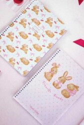 Victorias Journals A5 Spiralli Okul Defteri 2’li Set – Çizgili Soft Touch Kapak 126-3044 - Victoria Journals