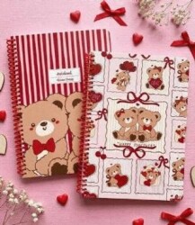 Victorias Journals A5 Spiralli Okul Defteri 2’li Set – Düz Soft Touch Kapak 126-3065 - Victoria Journals