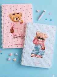 Victorias Journals A5 Spiralli Okul Defteri 2’li Set – Kareli Soft Touch Kapak 126-3054 - Victoria Journals