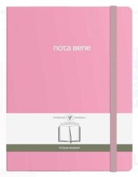 Victorias Journals Classic Sert Kapak Defter 19X25 70 Gr 320 Sayfa Çizgili Pembe - Victoria Journals