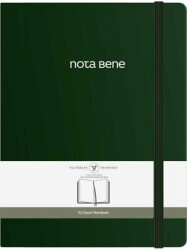 Victorias Journals Classic Sert Kapak Defter 19X25 70 Gr 320 Sayfa Çizgili Yeşil - Victoria Journals