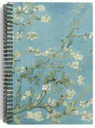 Vincent van Gogh - Almond Blossom, 1890 - Spiralli Defter 01 - Çizgisiz - 100 Sayfa - Miosho