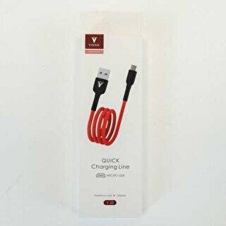 Vonk Kırmızı Hızlı Şarj Android Kablo - 1