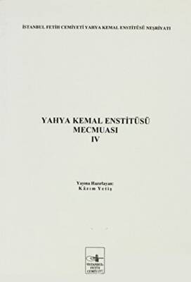 Yahya Kemal Enstitüsü Mecmuası 4. Cilt - 1