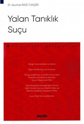 Yalan Tanıklık Suçu - Seçkin Yayıncılık