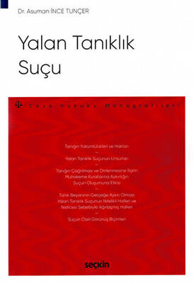 Yalan Tanıklık Suçu - 1