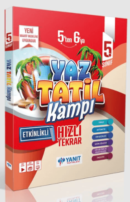 Yanıt Yayınları 5. Sınıf Etkinlikli Yaz Tatil Kitabı 2025 - 1