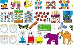 Yapboz 11 Sayılar - Renkler - Şekiller - Uysal Yayınevi