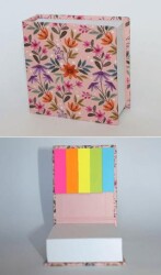 Yapışkan Notluklu Küp Defter 3 - Wenote Tasarım