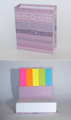 Yapışkan Notluklu Küp Defter 4 - 1