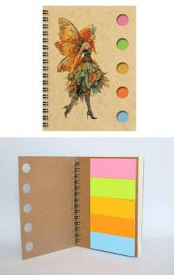 Yapışkan Notluklu Spiralli Not Defteri 6 - 1