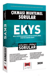 2024 Çıkması Muhtemel EKYS Açıklamalı Çözümlü Sorular - Yargı Yayınevi