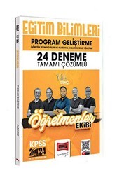Yargı Yayınevi 2024 KPSS Eğitim Bilimleri Öğretmenler Ekibi Program Geliştirme Tamamı Çözümlü 24 Deneme - 1