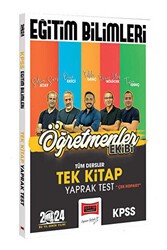 Yargı Yayınevi 2024 KPSS Eğitim Bilimleri Öğretmenler Ekibi Tek Kitap Tüm Dersler Yaprak Test - 1