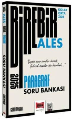 Yargı Yayınevi 2025 ALES Birebir Serisi Kolay-Orta-Zor Paragraf Soru Bankası - 1