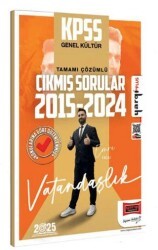 2025 KPSS Genel Kültür 2015-2024 Vatandaşlık Konularına Göre Düzenlenmiş Tamamı Çözümlü Çıkmış Sorular - Yargı Yayınevi