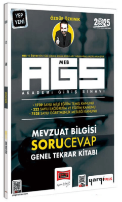 Yargı Yayınevi 2025 MEB-AGS Mevzuat Bilgisi Soru-Cevap Genel Tekrar Kitabı - 1
