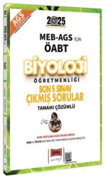 Yargı Yayınevi 2025 MEB-AGS ÖABT Biyoloji Öğretmenliği Son 5 Sınav Çıkmış Sorular - 1