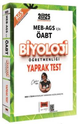 Yargı Yayınevi 2025 MEB-AGS ÖABT Biyoloji Öğretmenliği Yaprak Test - 1