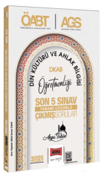 Yargı Yayınevi 2025 MEB-AGS ÖABT Din Kültürü ve Ahlak Bilgisi Öğretmenliği Son 5 Sınav Çıkmış Sorular - 1