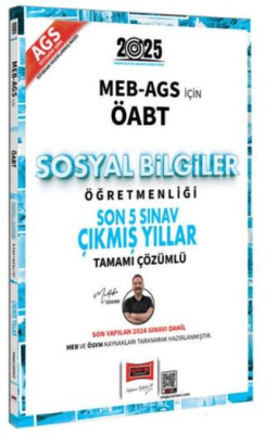 Yargı Yayınevi 2025 MEB-AGS ÖABT Sosyal Bilgiler Öğretmenliği Son 5 Sınav Çıkmış Yıllar - 1