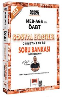 Yargı Yayınevi 2025 MEB-AGS ÖABT Sosyal Bilgiler Öğretmenliği Soru Bankası - 1