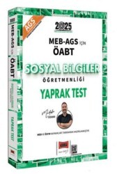 Yargı Yayınevi 2025 MEB-AGS ÖABT Sosyal Bilgiler Öğretmenliği Yaprak Test - 1