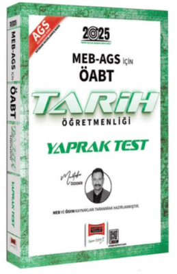 Yargı Yayınevi 2025 MEB-AGS ÖABT Tarih Öğretmenliği Yaprak Test - 1
