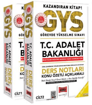 Yargı Yayınevi 2025 T.C Adalet Bakanlığı Bilgi İşlem Müdürü Merkez-Taşra Kadrosu İçin Ders Notları 2 Cilt - 1