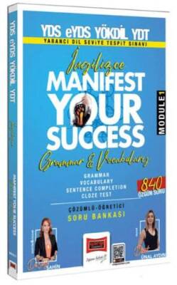 Yargı Yayınevi 2025 YDS eYDS YÖKDİL YDT İngilizce Manifest Your Success Grammar & Vocabulary - 1