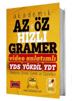 Yargı Yayınevi 2025 YDS YÖKDİL YDT Akademik Az & Öz Hızlı Gramer - 1
