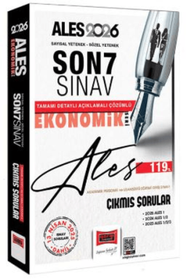 Yargı Yayınevi 2026 ALES Ekonomik Seri Son 7 Sınav Çıkmış Sorular 13 Nisan 2025 Sınavı Dahil - 1