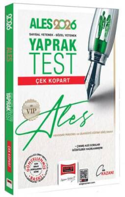 Yargı Yayınevi 2026 ALES VIP Sayısal-Sözel Yetenek Çek Kopart Yaprak Test - 1