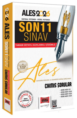 2026 ALES VİP Sayısal-Sözel Yetenek Son 11 Sınav Çıkmış Sorular 6 Temmuz Dahil - 1