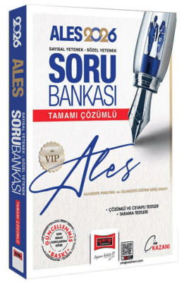 Yargı Yayınevi 2026 ALES VIP Sayısal-Sözel Yetenek Tamamı Çözümlü Soru Bankası - 1