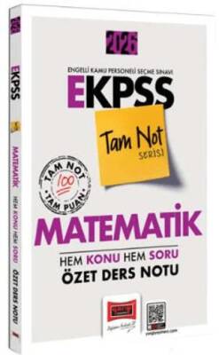 Yargı Yayınevi 2026 E-KPSS Tam Not Serisi Matematik Hem Konu Hem Soru Özet Ders Notu - 1