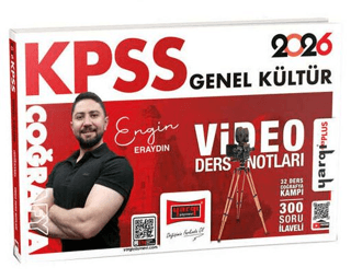 2026 KPSS Genel Kültür Coğrafya Video Ders Notları - 1