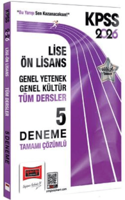 2026 KPSS GK-GY Lise Ön Lisans Tüm Dersler Tamamı Çözümlü 5 Deneme - 1