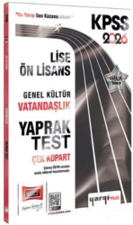 Yargı Yayınevi 2026 KPSS Lise-Ön Lisans Genel Kültür Vatandaşlık Çek Kopart Yaprak Test - 1