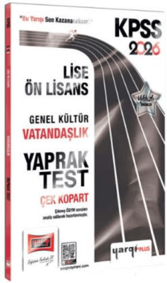 Yargı Yayınevi 2026 KPSS Lise-Ön Lisans Genel Kültür Vatandaşlık Çek Kopart Yaprak Test - 1