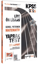 Yargı Yayınevi 2026 KPSS Lise-Ön Lisans Genel Yetenek Matematik Çek Kopart Yaprak Test - 1