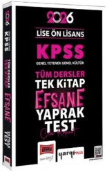 Yargı Yayınevi 2026 KPSS Lise Ön Lisans GK-GY Tüm Dersler Tek Kitap Efsane Çek Kopart Yaprak Test - 1