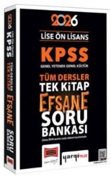 2026 KPSS Lise Ön Lisans GK-GY Tüm Dersler Tek Kitap Efsane Soru Bankası - Yargı Yayınevi
