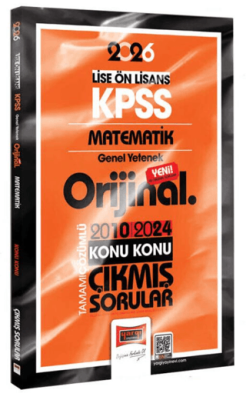 Yargı Yayınevi 2026 KPSS Lise-Önlisans Matematik Orijinal 2010-2024 Konu Konu Çıkmış Sorular - 1