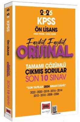 Yargı Yayınevi 2026 KPSS Ön Lisans GK-GY Fasikül Fasikül Orijinal Tamamı Çözümlü Çıkmış Son 10 Sınav - 1