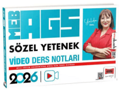 2026 MEB-AGS Öğretmen Adayları İçin Sözel Yetenek Video Ders Notları - Yargı Yayınevi